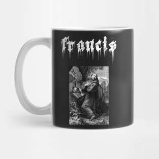 Saint Francis of Assisi Gothic Death Metal Mug